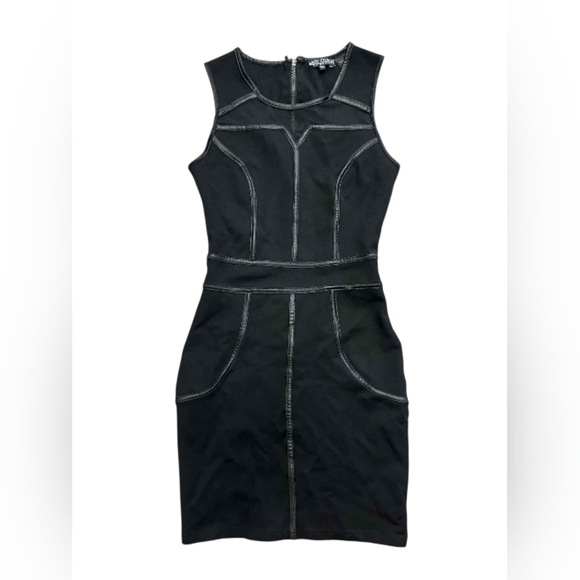 Lady Dutch Dress Black Bodycon Sleeveless Size XS EUC - Picture 4 of 9